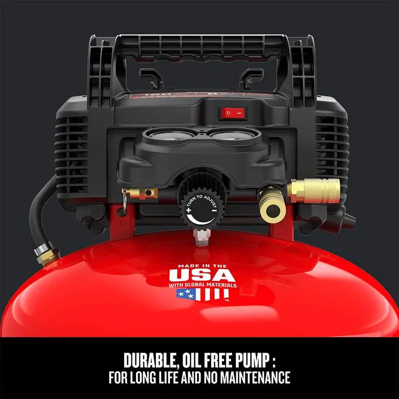 CRAFTSMAN 6 Gallon Oil-Free Pancake Air Compressor With 13 Piece Accessory Kit - CMEC6150K