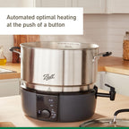 Electric Water Bath Canner, 21-Quart - Automatic Home Canning Appliance
