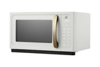 Beautiful 1.1 Cu ft 1000W Sensor Microwave Oven, White Icing