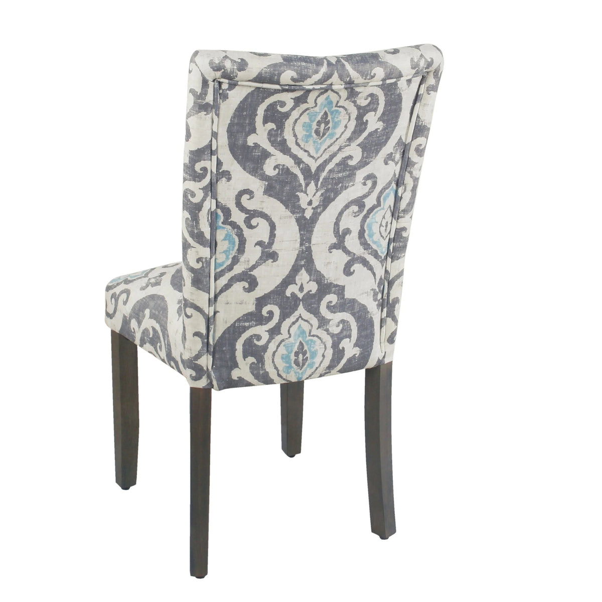 Set Of 2 Upholstered Parsons Dining Chairs, 38 in H x 19 in W x 23.5 in D