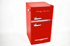 Frigidaire Retro Two-Door Compact Refrigerator With Freezer, 3.1 Cu. Ft., Red