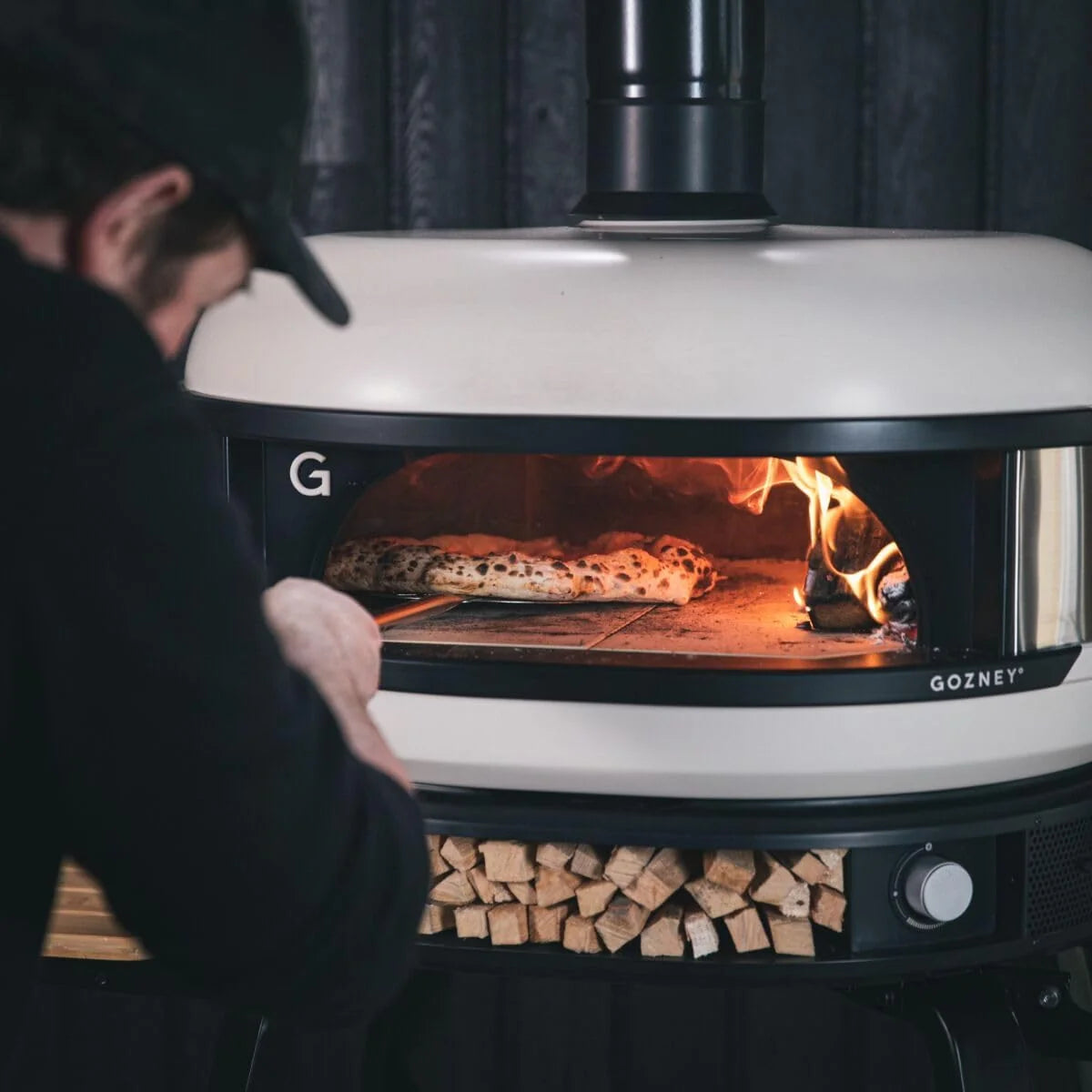 Gozney Dome Dual-Fuel Outdoor Pizza Oven - Cream