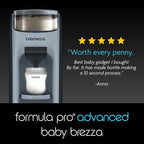 Baby Brezza Formula Pro Advanced Formula Dispenser Machine, Slate - FRP0141