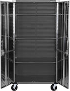 Seville Classics Steel Storage Cabinet, 36 inch W x 18 inch D x 72 inch H - UltraHD