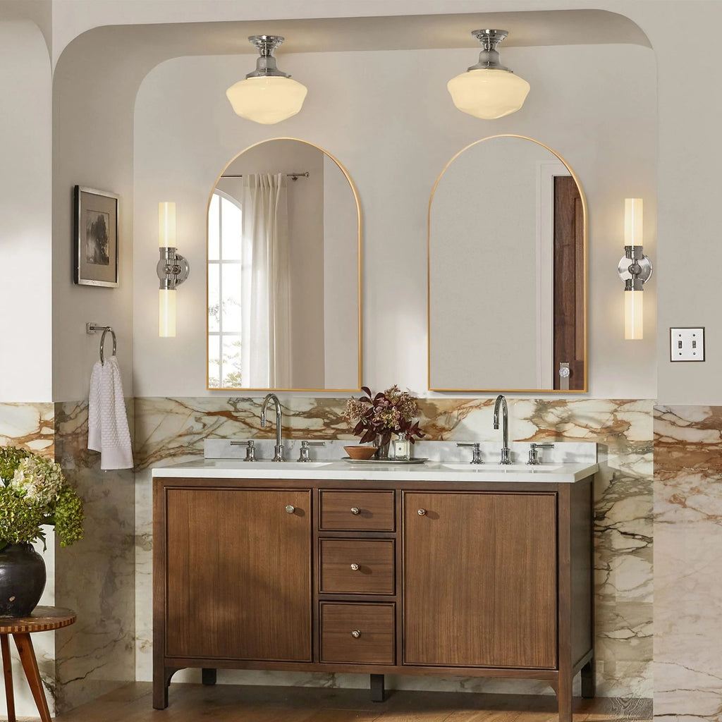 Arched Bathroom Vanity Mirrors, 2 Pack, 36x24 Inch