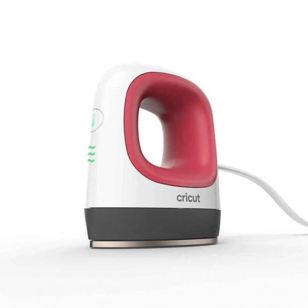 Cricut EasyPress Mini Heat Press, Raspberry - Essentials Iron-On Bundle
