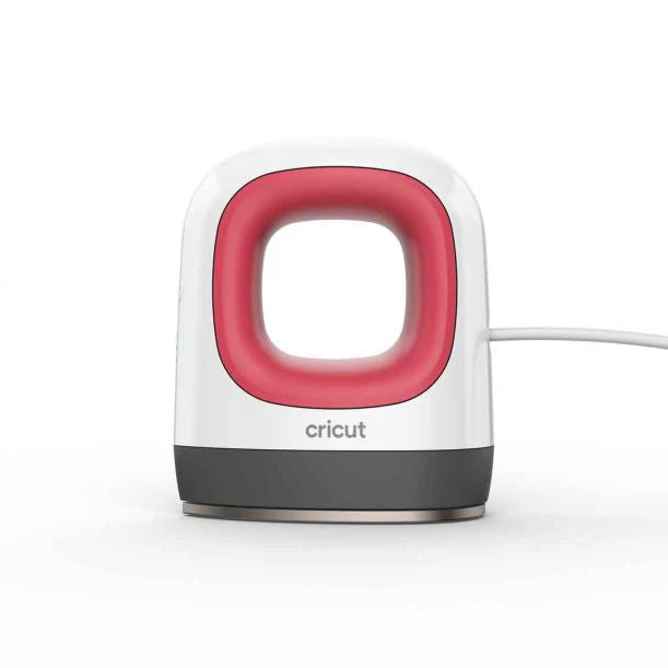 Cricut EasyPress Mini Heat Press, Raspberry - Essentials Iron-On Bundle
