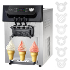 Commercial Soft Serve Ice Cream Machine, 2200W, 3 Flavor, 5.3-7.4 Gal/Hr - ICE_CREAM_MAKER