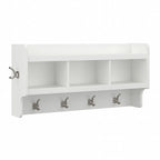 40 Inch Wall Mounted Coat Rack With Shelf and Cubbies