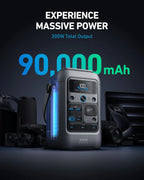 Anker SOLIX C300 DC Portable Power Station 90,000mAh 288Wh 300W LiFePO4 - C300 DC