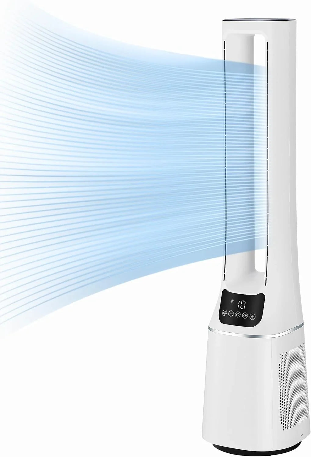 Midea 2-in-1 Bladeless Tower Fan And Air Purifier, H13 True HEPA, 47.6 m2 - MFP-120i (BL)