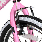 Kids' Single-Speed Mountain Bike, 20-Inch/24-Inch - White Wall Knobby Tires