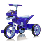 Xuanlur Kids' Dinosaur Tricycle With Flash Wheels, Music And LED Lights - Green