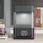 GE Profile Opal 2.0 Countertop Nugget Ice Maker With 0.75 Gallon Tank, 38 lbs/24 Hours, Stainless Steel