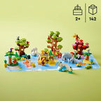 LEGO DUPLO Wild Animals Of The World Building Toy Set, 142 Pieces - 10975