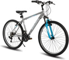 Hiland Adult Mountain Bike, 26/27.5 inch, 21-Speed, Carbon Steel Frame