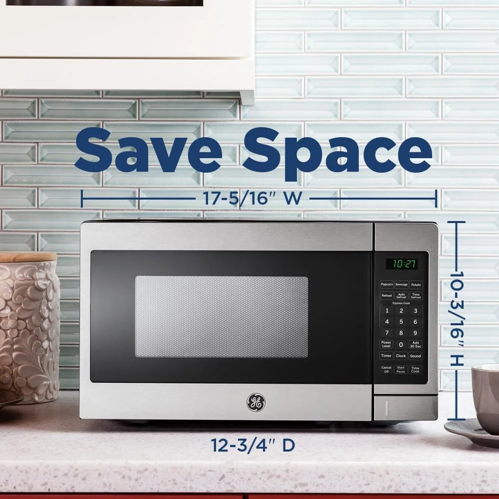 GE Countertop Microwave Oven 700-Watt 0.7 Cu Ft Stainless Steel - GCST07N1WSS