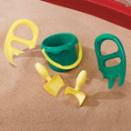 Naturally Playful Kids Sand Activity Sensory Table, 5 Piece Accessory Kit, 16.375 H x 36 W x 26 D Inches, 2+ Years