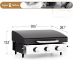 Sophia & William 4-Burner Propane Gas Grill, 542 Sq. In., Silver - E02GR001