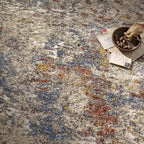 Mid-Century Medallion Area Rug - Brown