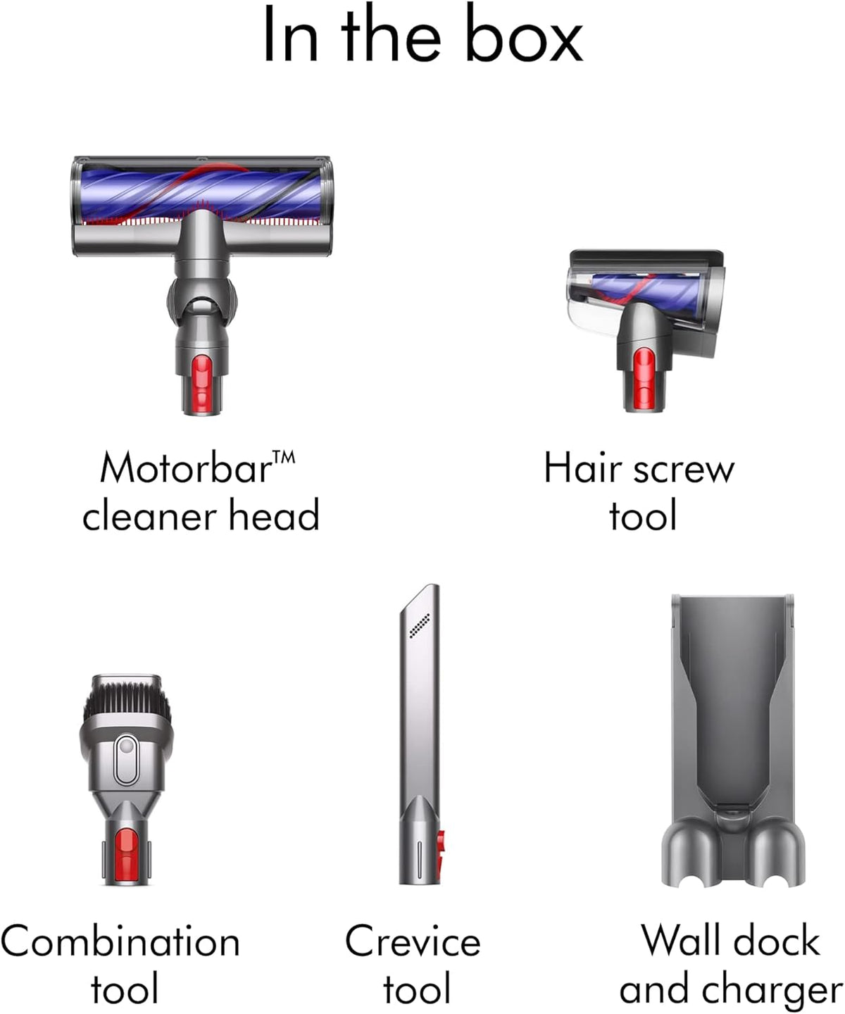 Dyson Cordless Stick Vacuum Cleaner, 0.14 Gallons, Silver/Nickel - V8 SV25