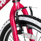 Kids' Single-Speed Mountain Bike, 20-Inch/24-Inch - White Wall Knobby Tires
