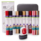Cricut EasyPress Mini Heat Press, Raspberry - Essentials Iron-On Bundle