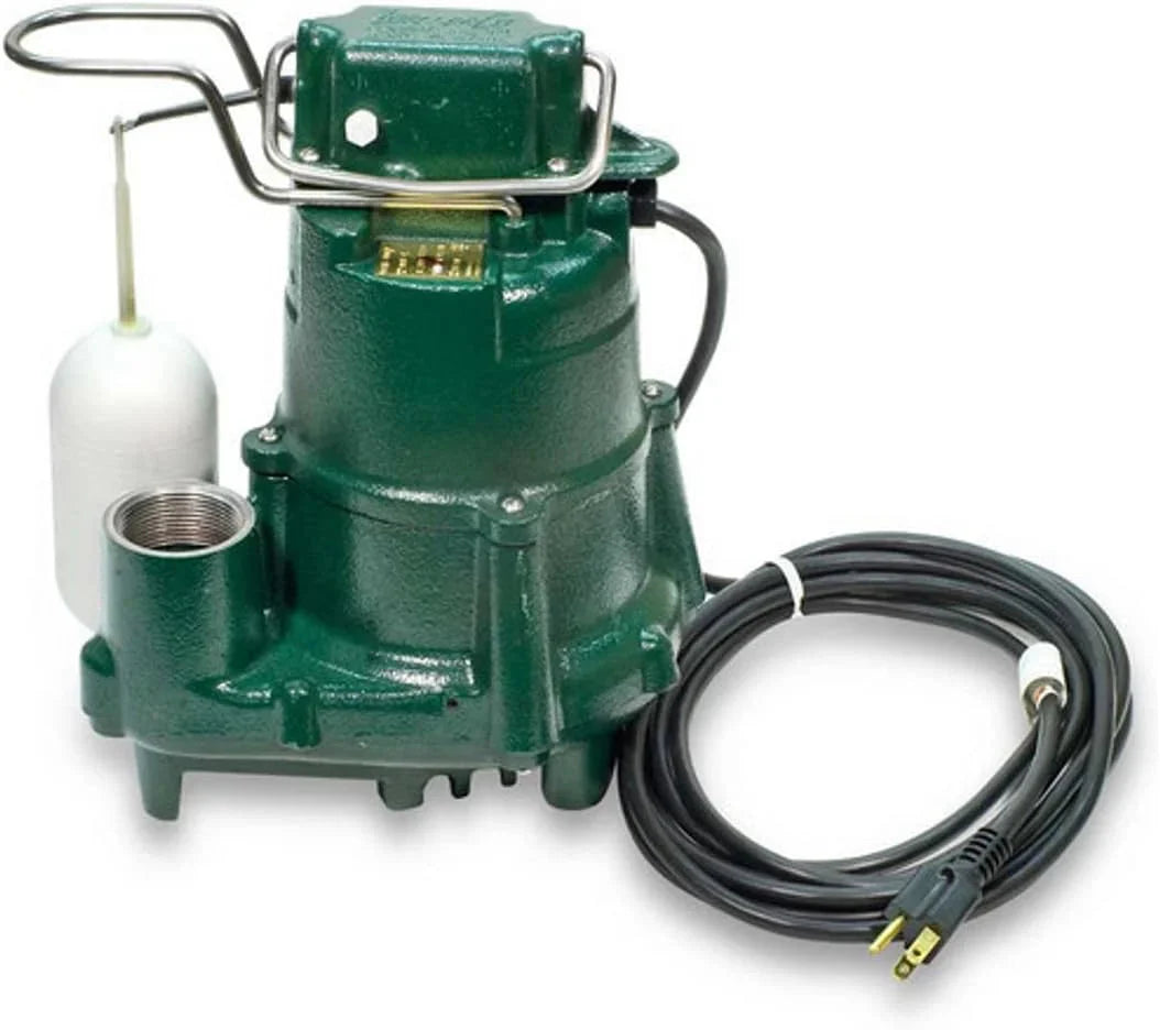 Waste-Mate Automatic Heavy-Duty Submersible Sewage Pump, 1/2 HP - 267-0001