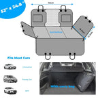 URPOWER Dog Car Seat Cover Extender, Waterproof And Padded With Safety Belt And Mesh Window