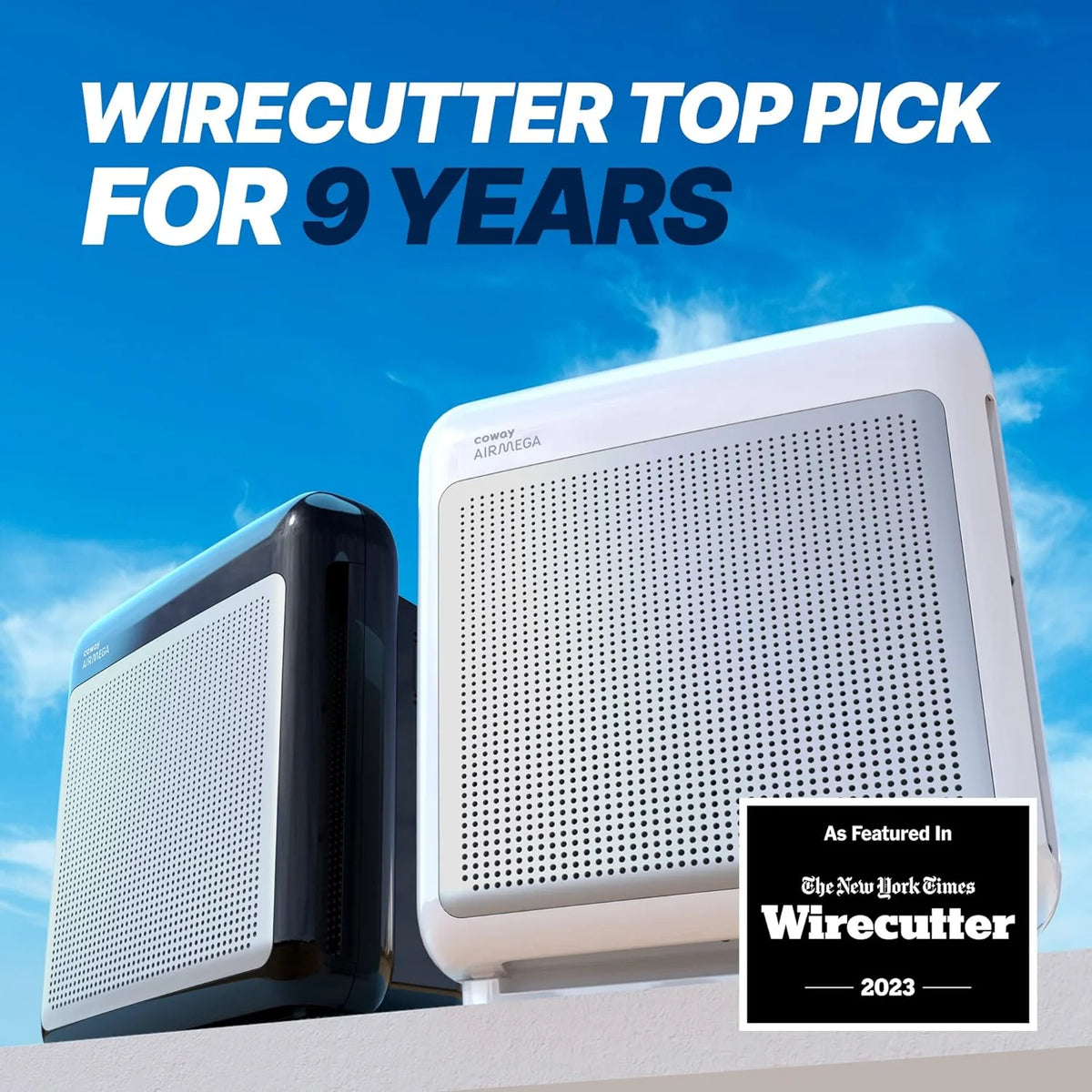 Coway Mighty True HEPA Air Purifier, White - AP-1512HH