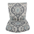 Set Of 2 Upholstered Parsons Dining Chairs, 38 in H x 19 in W x 23.5 in D