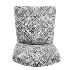 Set Of 2 Upholstered Parsons Dining Chairs, 38 in H x 19 in W x 23.5 in D