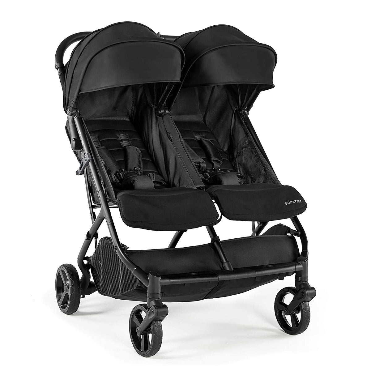 Summer Double Stroller, Black, 23 lbs - 3Dpac CS