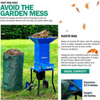 Landworks Electric Leaf Mulcher & Shredder, 120V, 11-Inch Blade, 0.5-Inch Cutting Capacity