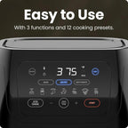 Chefman Digital Air Fryer With Rotisserie, 10 Qt, 17 Presets - CRJ38-10-RDO-V2