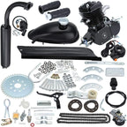 Sange 50cc 2-Stroke Petrol Motor Conversion Kit for 26 inch and 28 inch Bikes - Black, Air-Cooled