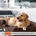 PetFusion Ultimate Orthopedic Dog Bed - Large, 50 x 40 x 13 in, 6-inch CertiPUR-US Memory Foam