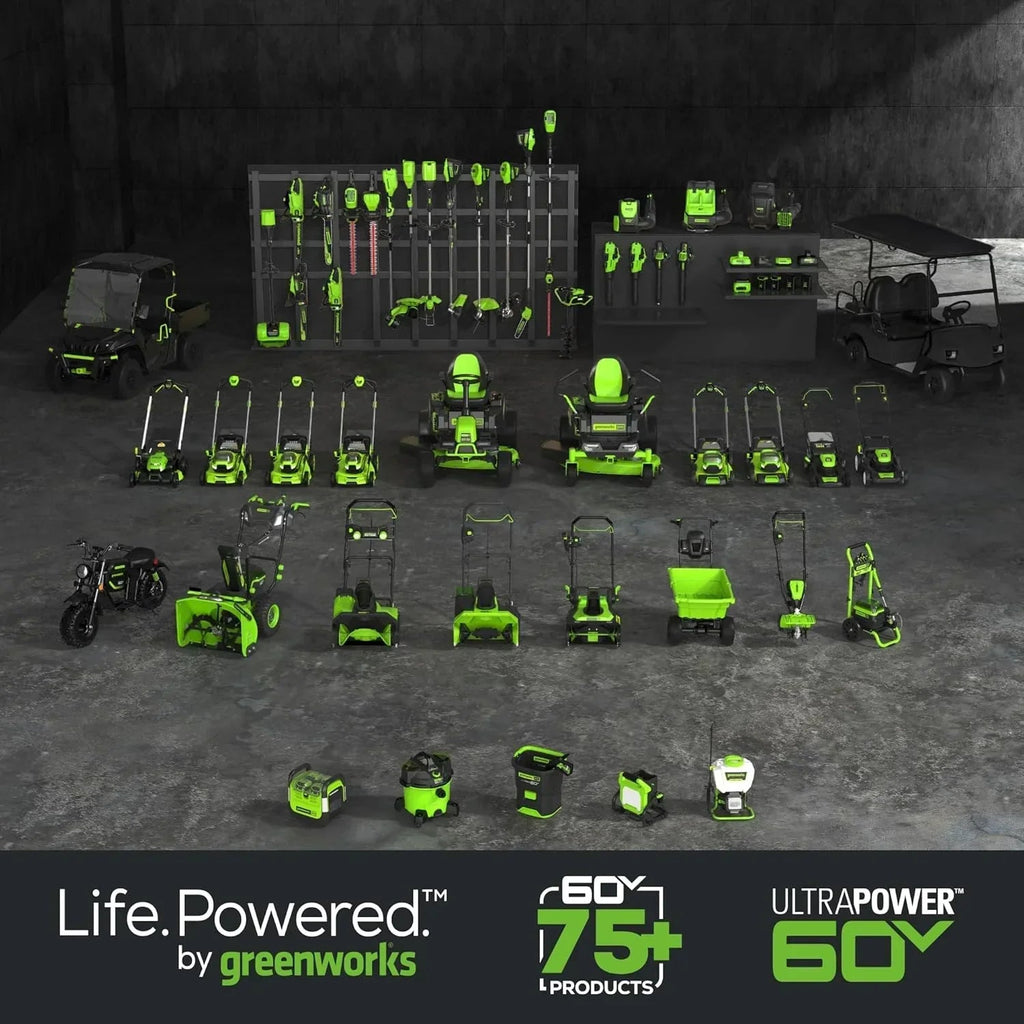 Greenworks 60V 20 in Brushless Cordless Pole Hedge Trimmer With 2.0Ah Battery And Charger