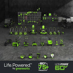 Greenworks 60V 20 in Brushless Cordless Pole Hedge Trimmer With 2.0Ah Battery And Charger