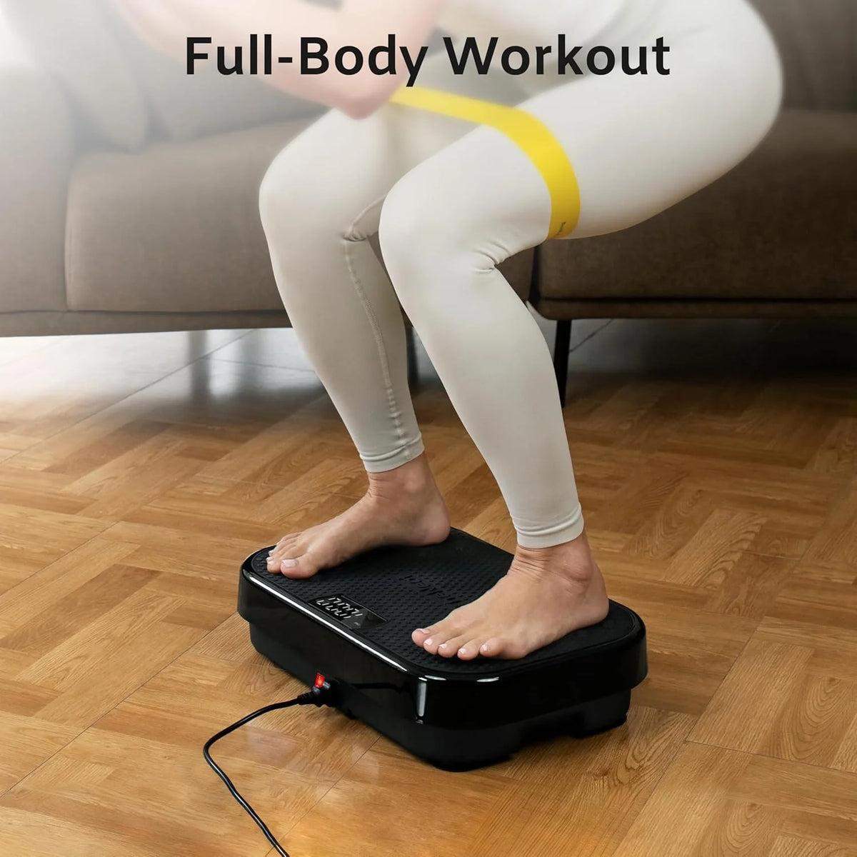 TheNeat Vibration Plate Exercise Machine, 330 Lbs Capacity, Black - NeatShake