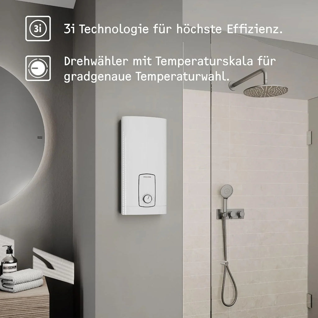 STIEBEL ELTRON Electric Tankless Water Heater 27 kW - DHB 27 ST Trend