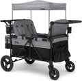 Jeep Wrangler Deluxe 4 Seater Stroller Wagon - Grey