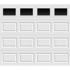 Classic Collection Insulated Garage Door With Plain Windows, 8 ft. x 7 ft. 6.5 R-Value - A768954