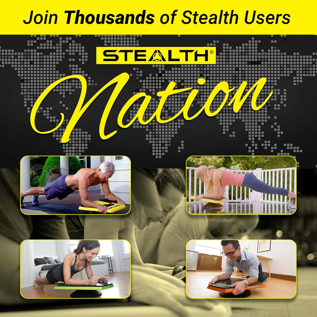 Stealth Core Deluxe Trainer, Yellow - PLNKSTER