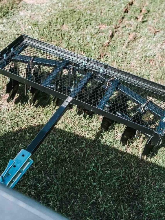 Titan Distributors Inc. 4-Ft Notched Disc Harrow Attachment Pull Behind for ATV and UTV - NO250072