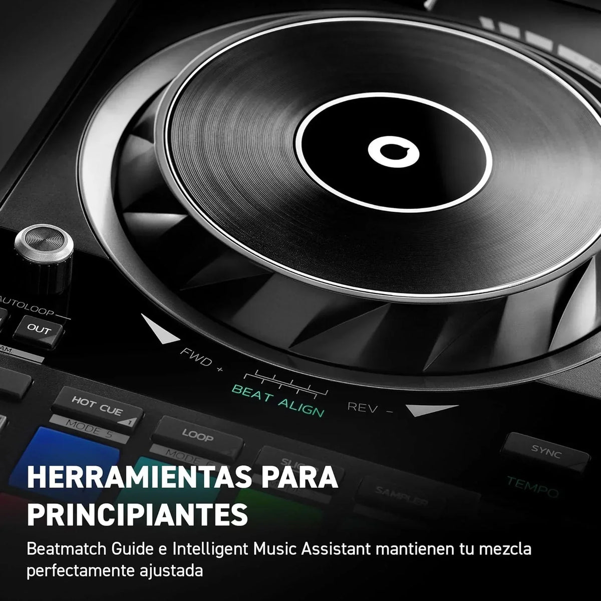 Hercules 2-Deck USB DJ Controller for Serato DJ Lite and DJUCED - DJControl Inpulse 500
