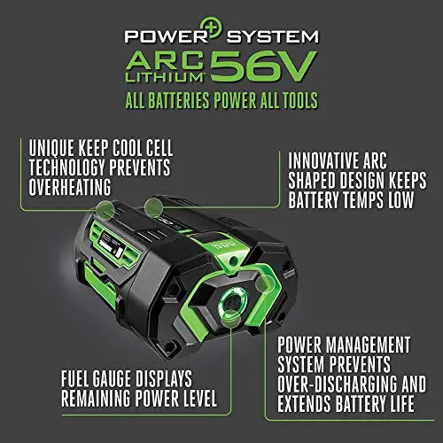 EGO Power+ 56-Volt 5.0 Ah Battery With Upgraded Fuel Gauge