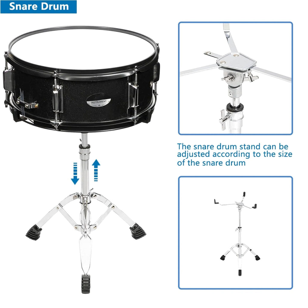 Ktaxon 5-Piece Adult Drum Set, 22 Inch Full-Size Drums Kit