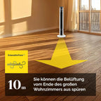 Yoer Tower Fan With Ionizer, 29 dB, 10 m Range, 12 Speeds, 90 Degree Oscillation - Verto