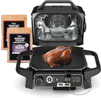 Ninja 7-in-1 Portable Electric Outdoor Grill And Smoker With Thermometer, Grey - OG751BRN